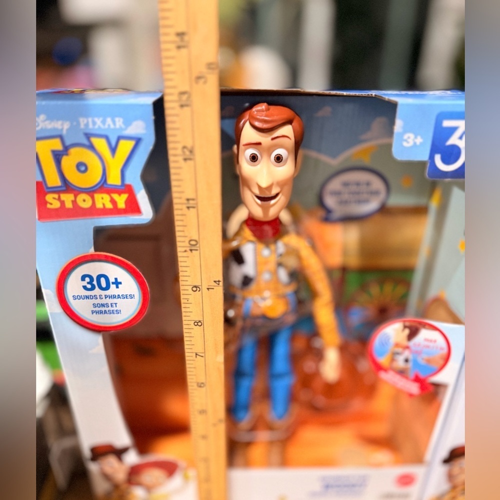 Disney Toy Story Roundup Fun Woody Doll 30+ Phrases Iconic Western Outfit - Picture 6 of 6